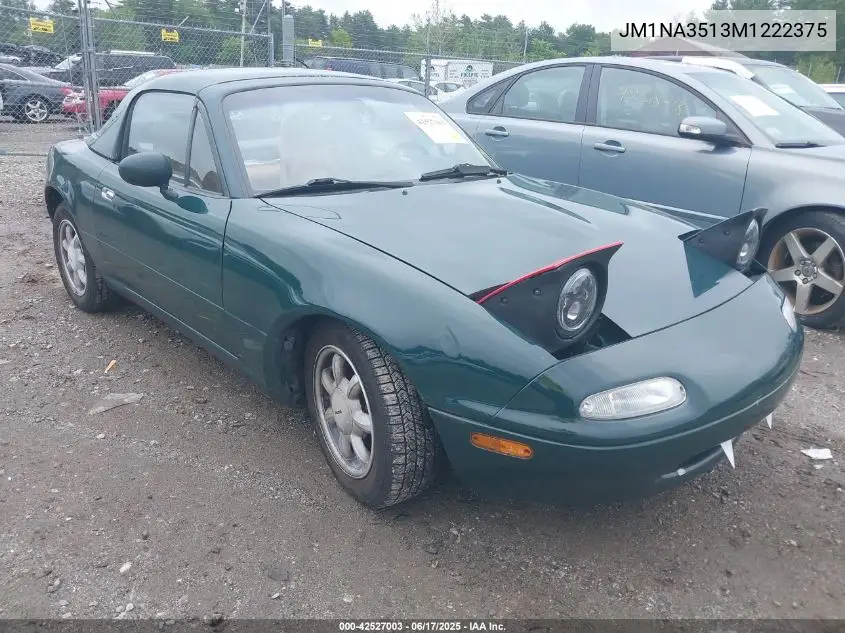 1991 Mazda Mx-5 Miata VIN: JM1NA3513M1222375 Lot: 42527003