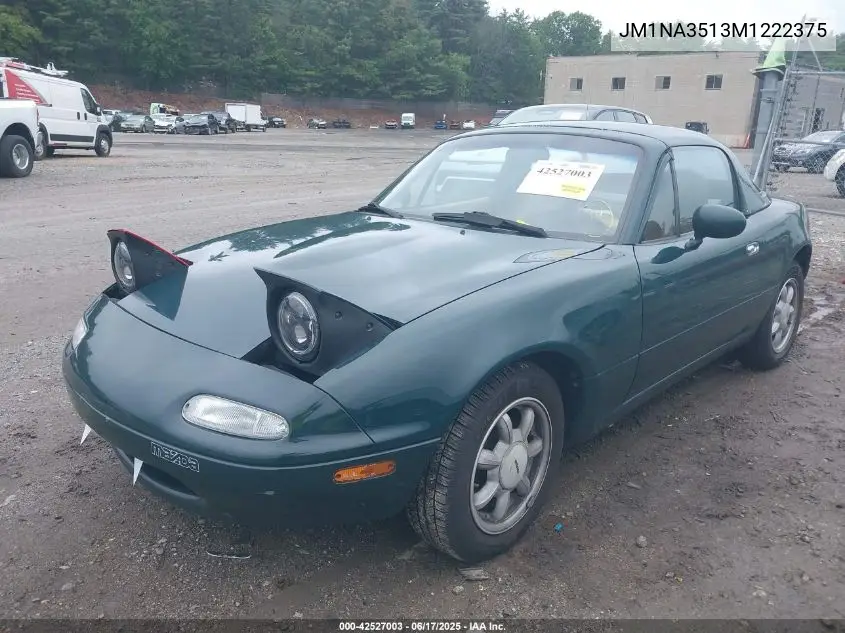 1991 Mazda Mx-5 Miata VIN: JM1NA3513M1222375 Lot: 42527003