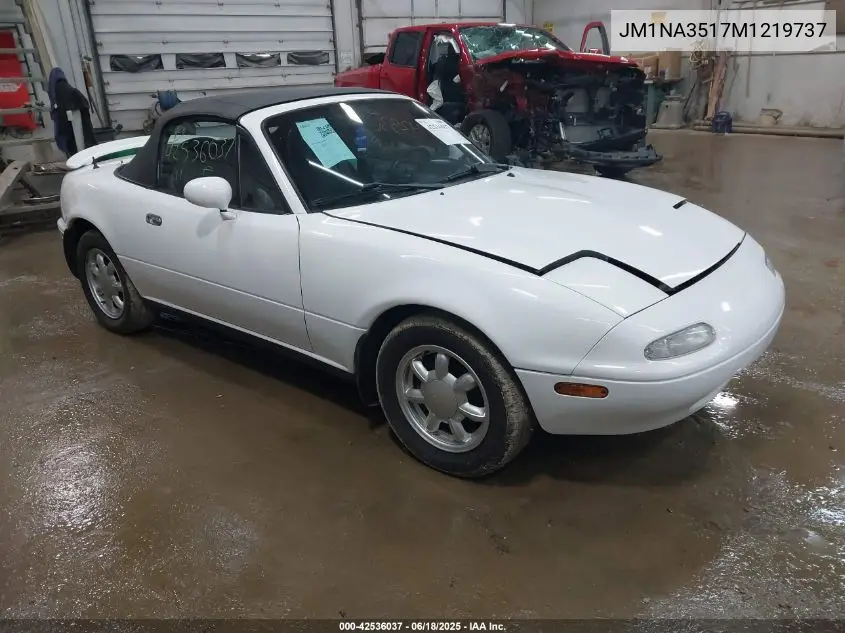 1991 Mazda Mx-5 Miata VIN: JM1NA3517M1219737 Lot: 42536037