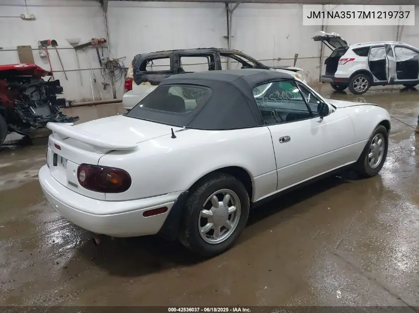 1991 Mazda Mx-5 Miata VIN: JM1NA3517M1219737 Lot: 42536037