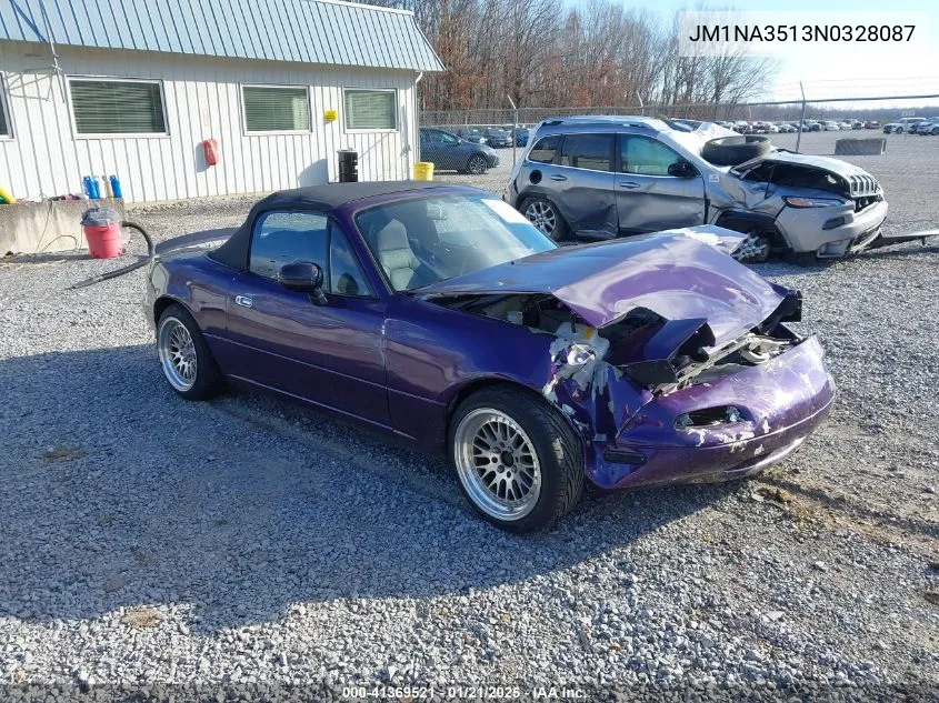 1992 Mazda Mx-5 Miata VIN: JM1NA3513N0328087 Lot: 41369521