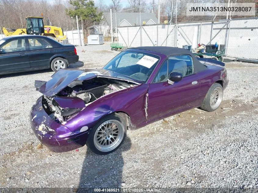 1992 Mazda Mx-5 Miata VIN: JM1NA3513N0328087 Lot: 41369521