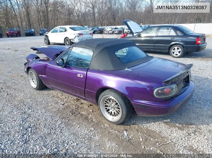 1992 Mazda Mx-5 Miata VIN: JM1NA3513N0328087 Lot: 41369521