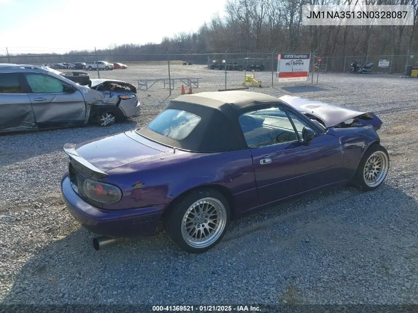 1992 Mazda Mx-5 Miata VIN: JM1NA3513N0328087 Lot: 41369521