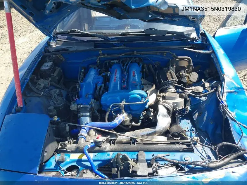 1992 Mazda Mx-5 Miata VIN: JM1NA3515N0319830 Lot: 42023431