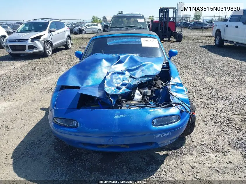 1992 Mazda Mx-5 Miata VIN: JM1NA3515N0319830 Lot: 42023431