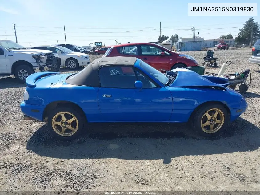 1992 Mazda Mx-5 Miata VIN: JM1NA3515N0319830 Lot: 42023431
