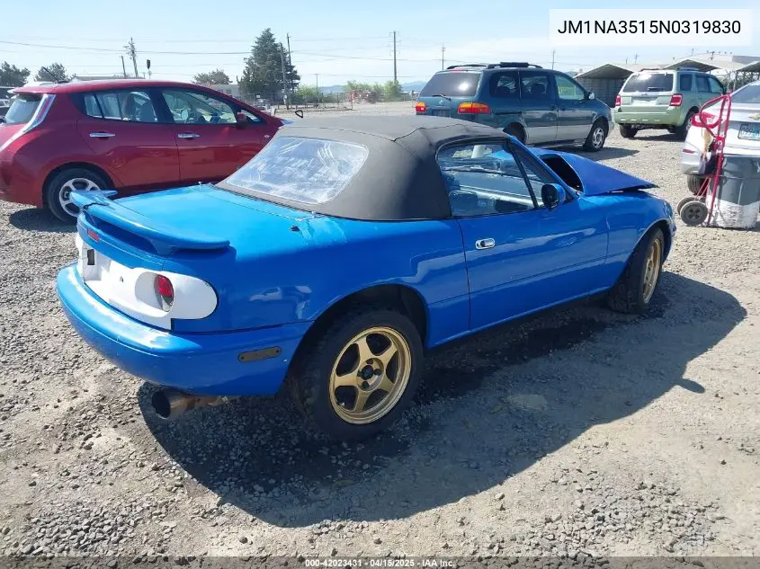 1992 Mazda Mx-5 Miata VIN: JM1NA3515N0319830 Lot: 42023431