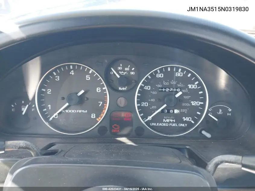 1992 Mazda Mx-5 Miata VIN: JM1NA3515N0319830 Lot: 42023431