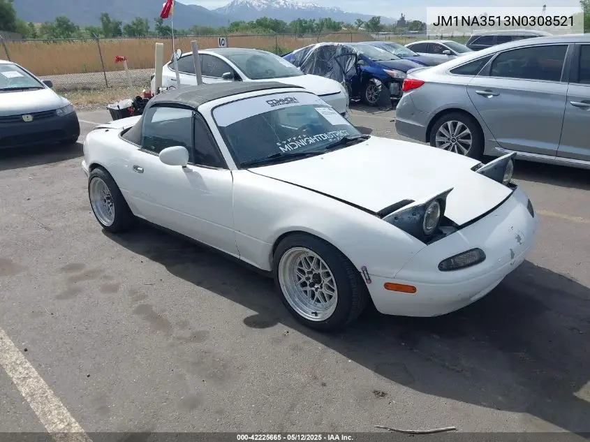 1992 Mazda Mx-5 Miata VIN: JM1NA3513N0308521 Lot: 42225665