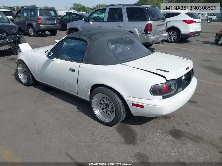 1992 Mazda Mx-5 Miata VIN: JM1NA3513N0308521 Lot: 42225665