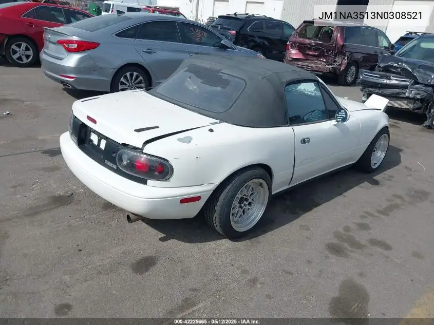 1992 Mazda Mx-5 Miata VIN: JM1NA3513N0308521 Lot: 42225665