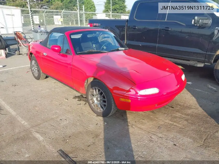 1992 Mazda Mx-5 Miata VIN: JM1NA3519N1311725 Lot: 42491760