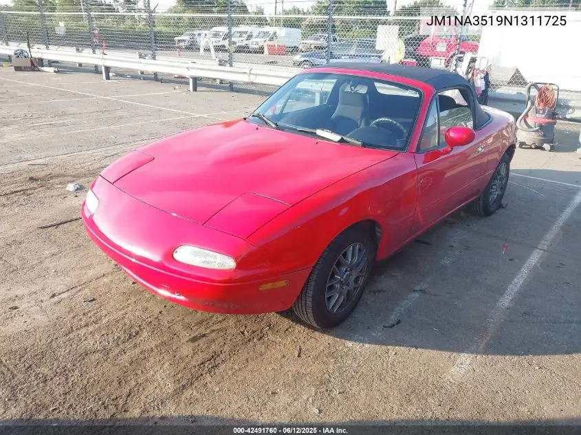 1992 Mazda Mx-5 Miata VIN: JM1NA3519N1311725 Lot: 42491760