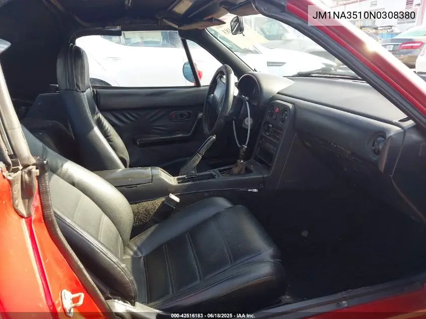 1992 Mazda Mx-5 Miata VIN: JM1NA3510N0308380 Lot: 42516183