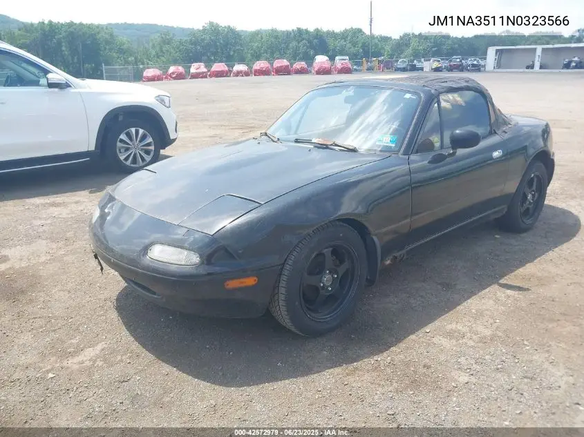 1992 Mazda Mx-5 Miata VIN: JM1NA3511N0323566 Lot: 42572979