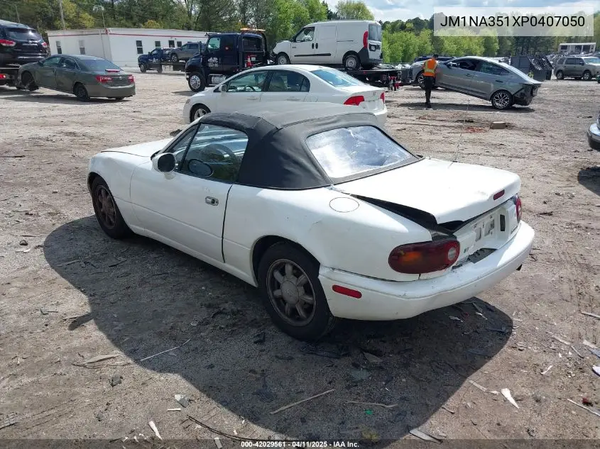 1993 Mazda Mx-5 Miata VIN: JM1NA351XP0407050 Lot: 42029561