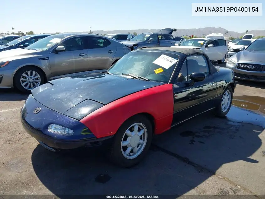 1993 Mazda Mx-5 Miata VIN: JM1NA3519P0400154 Lot: 42325868