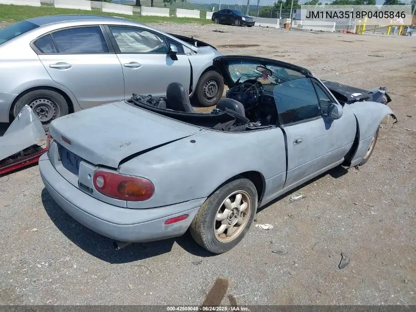 1993 Mazda Mx-5 Miata VIN: JM1NA3518P0405846 Lot: 42505048