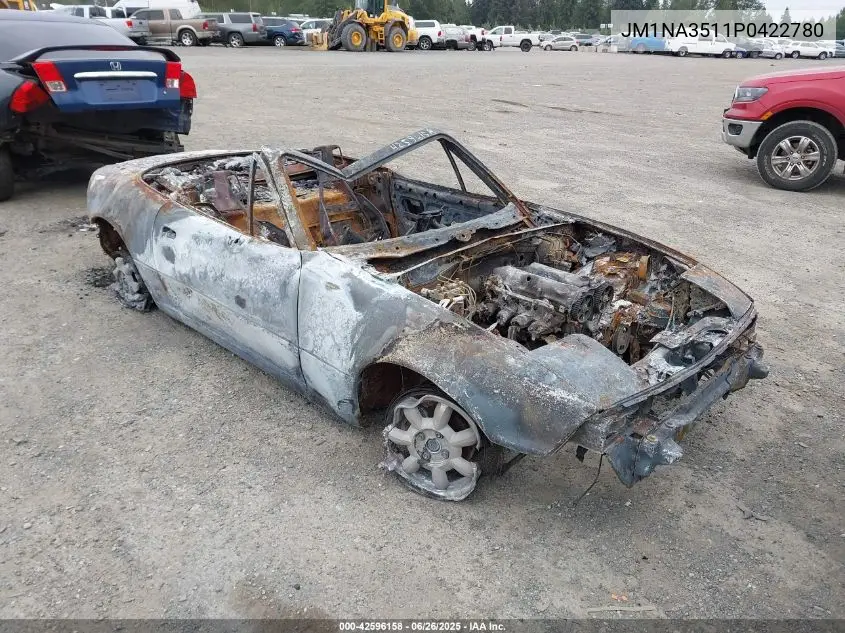 1993 Mazda Mx-5 Miata VIN: JM1NA3511P0422780 Lot: 42596158