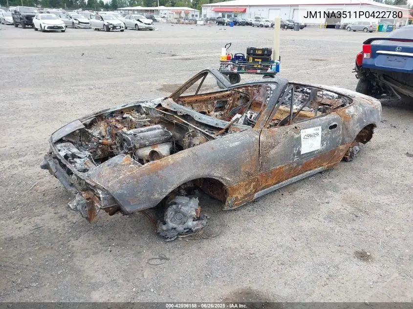 1993 Mazda Mx-5 Miata VIN: JM1NA3511P0422780 Lot: 42596158