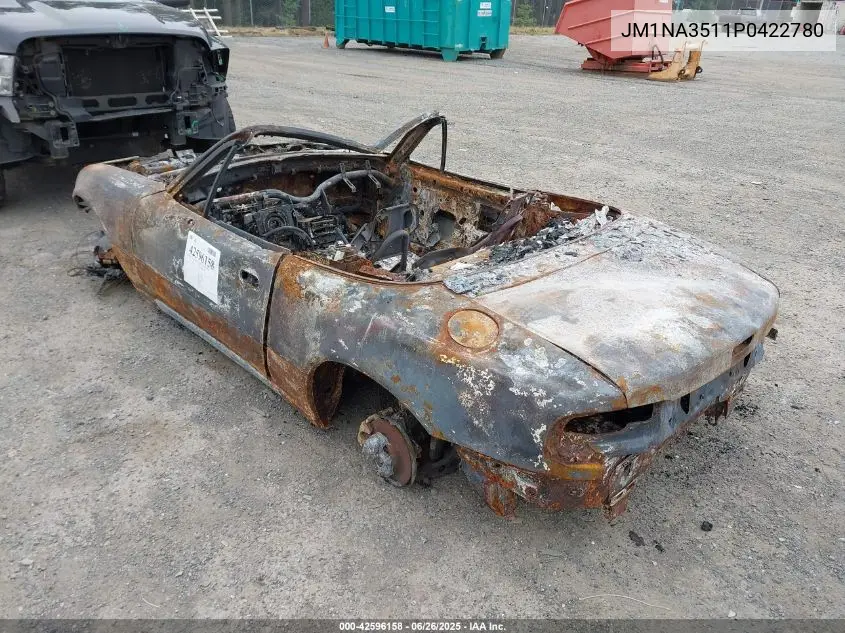 1993 Mazda Mx-5 Miata VIN: JM1NA3511P0422780 Lot: 42596158