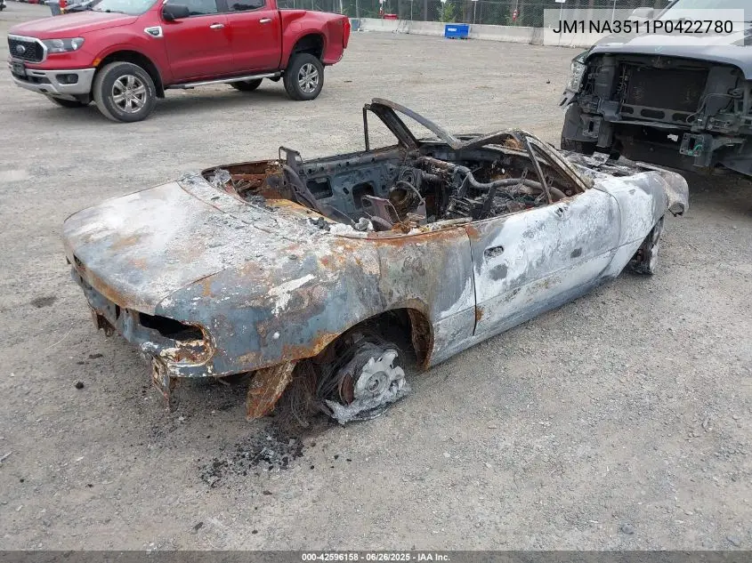 1993 Mazda Mx-5 Miata VIN: JM1NA3511P0422780 Lot: 42596158