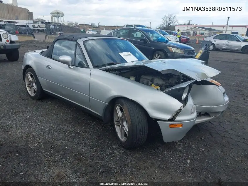 1994 Mazda Mx-5 Miata VIN: JM1NA3538R0511573 Lot: 42044180