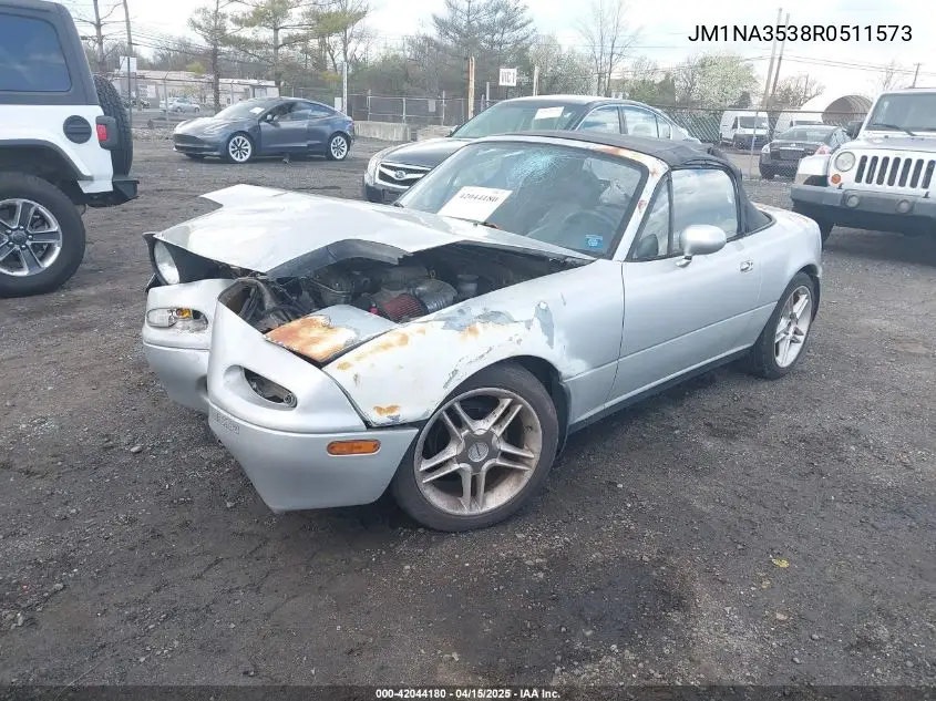 1994 Mazda Mx-5 Miata VIN: JM1NA3538R0511573 Lot: 42044180