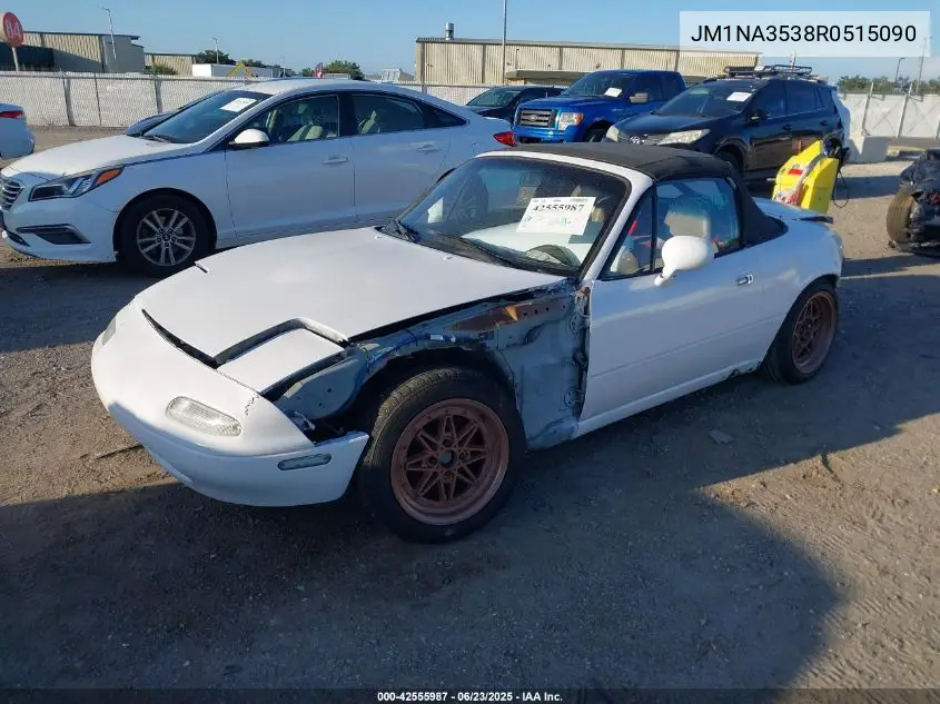 1994 Mazda Mx-5 Miata VIN: JM1NA3538R0515090 Lot: 42555987