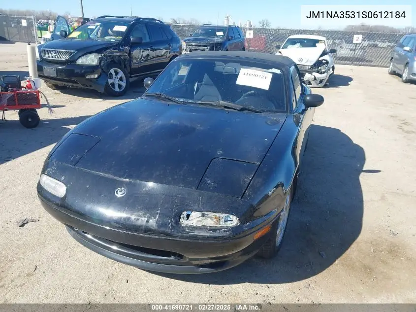 1995 Mazda Mx-5 Miata VIN: JM1NA3531S0612184 Lot: 41690721