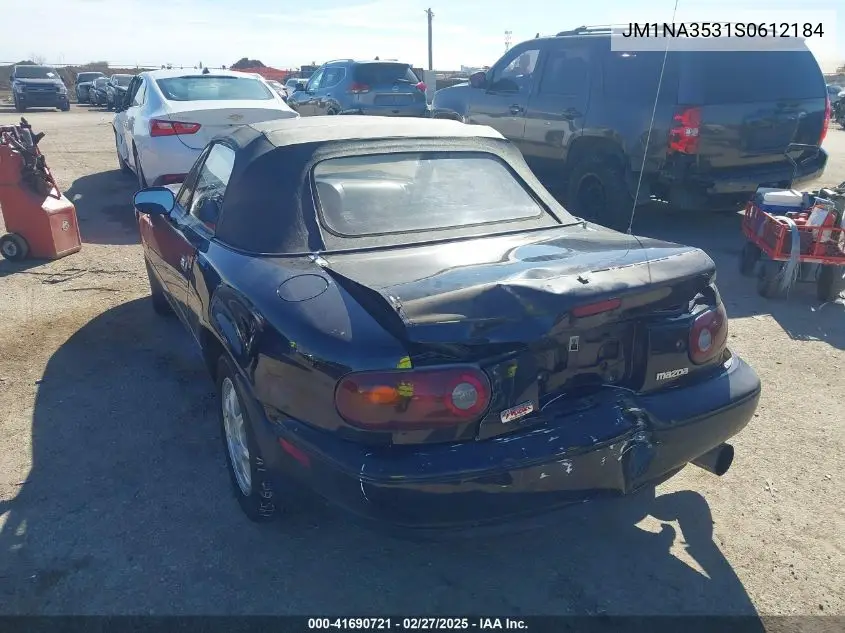 1995 Mazda Mx-5 Miata VIN: JM1NA3531S0612184 Lot: 41690721