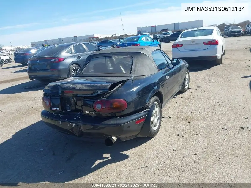 1995 Mazda Mx-5 Miata VIN: JM1NA3531S0612184 Lot: 41690721
