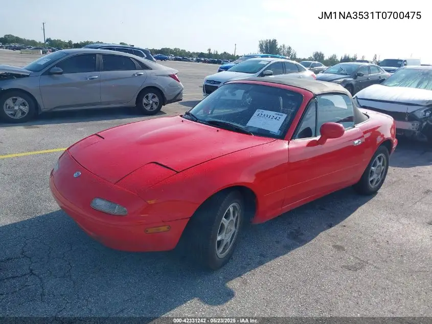 1996 Mazda Mx-5 Miata VIN: JM1NA3531T0700475 Lot: 42331242