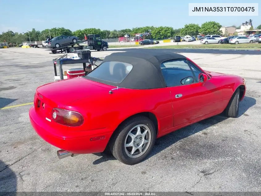 1996 Mazda Mx-5 Miata VIN: JM1NA3531T0700475 Lot: 42331242