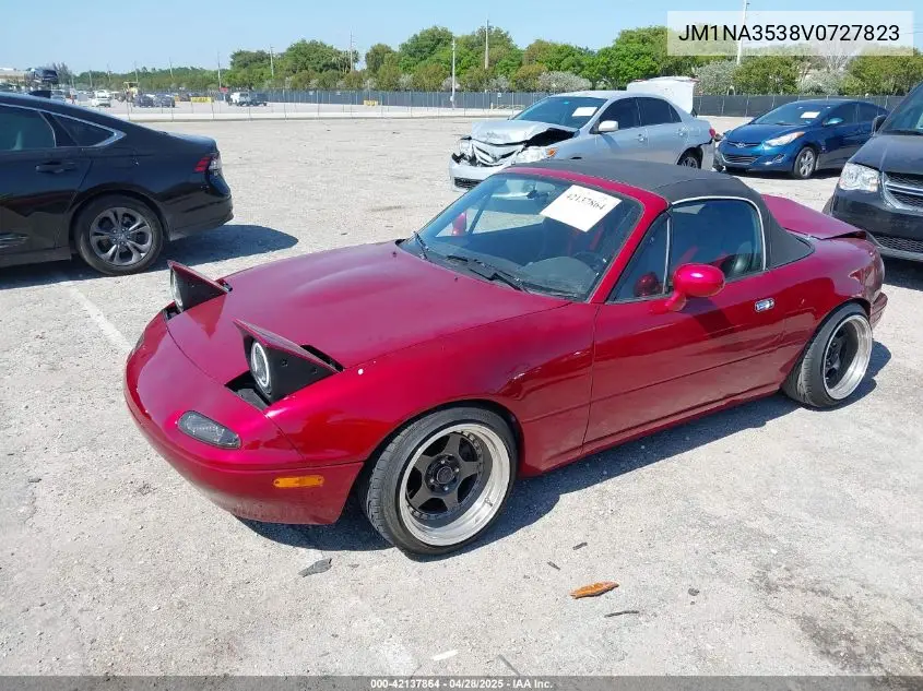 1997 Mazda Mx-5 Miata Leather Pkg/M Edition/Popular Equipment Pkg/R Pkg./Sto/Touring Pkg VIN: JM1NA3538V0727823 Lot: 42137864
