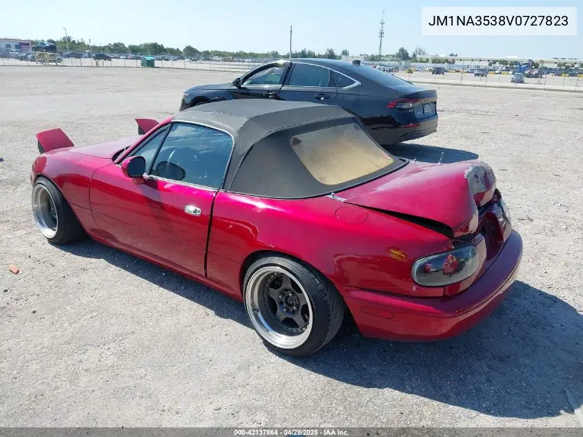1997 Mazda Mx-5 Miata Leather Pkg/M Edition/Popular Equipment Pkg/R Pkg./Sto/Touring Pkg VIN: JM1NA3538V0727823 Lot: 42137864