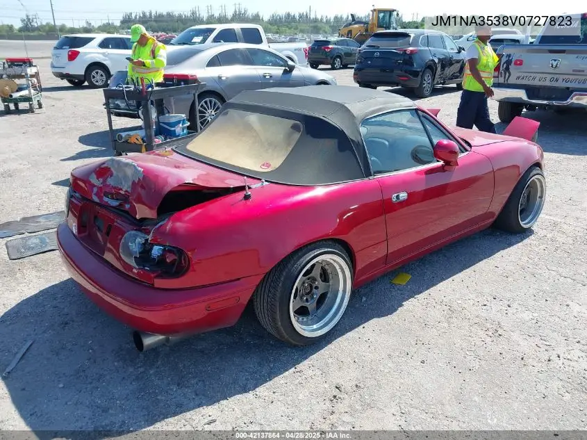1997 Mazda Mx-5 Miata Leather Pkg/M Edition/Popular Equipment Pkg/R Pkg./Sto/Touring Pkg VIN: JM1NA3538V0727823 Lot: 42137864