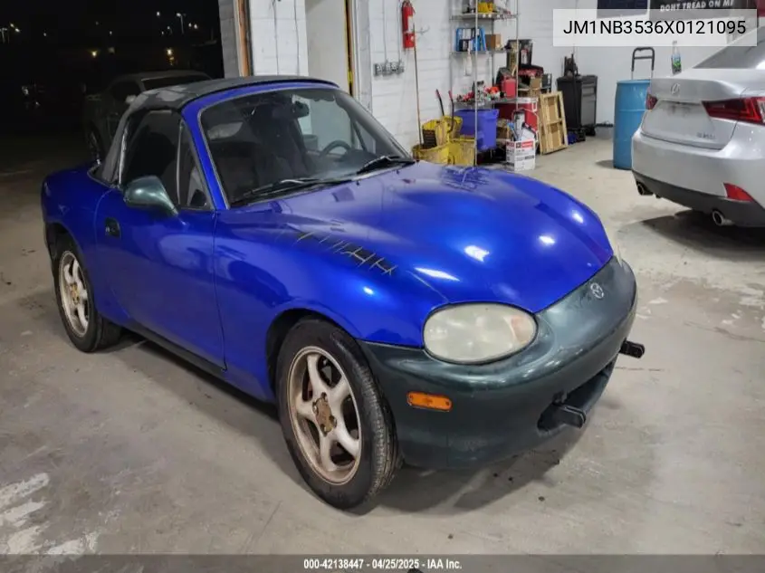 1999 Mazda Mx-5 Miata VIN: JM1NB3536X0121095 Lot: 42138447