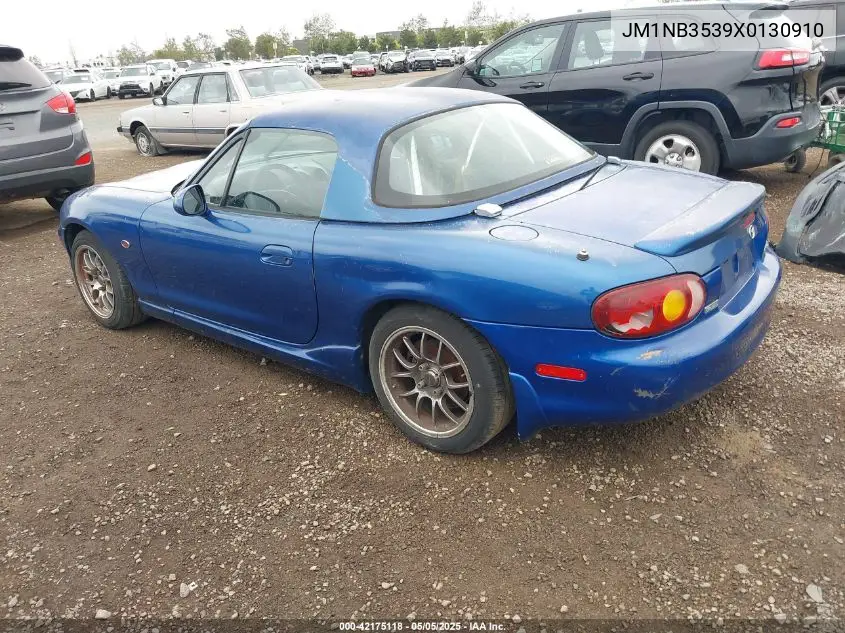 1999 Mazda Mx-5 Miata Leather Pkg/Popular Equipment Pkg/Sports Pkg/Touring Pkg VIN: JM1NB3539X0130910 Lot: 42175118