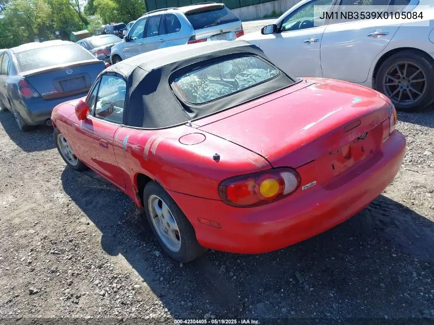 1999 Mazda Mx-5 Miata Leather Pkg/Popular Equipment Pkg/Sports Pkg/Touring/Touring Pkg VIN: JM1NB3539X0105084 Lot: 42304405