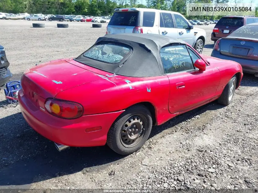 1999 Mazda Mx-5 Miata Leather Pkg/Popular Equipment Pkg/Sports Pkg/Touring/Touring Pkg VIN: JM1NB3539X0105084 Lot: 42304405