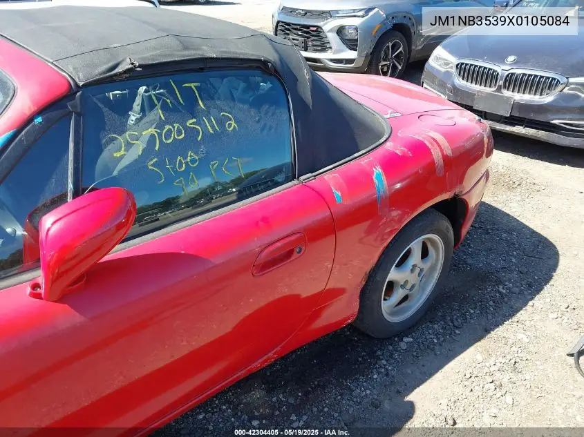 1999 Mazda Mx-5 Miata Leather Pkg/Popular Equipment Pkg/Sports Pkg/Touring/Touring Pkg VIN: JM1NB3539X0105084 Lot: 42304405