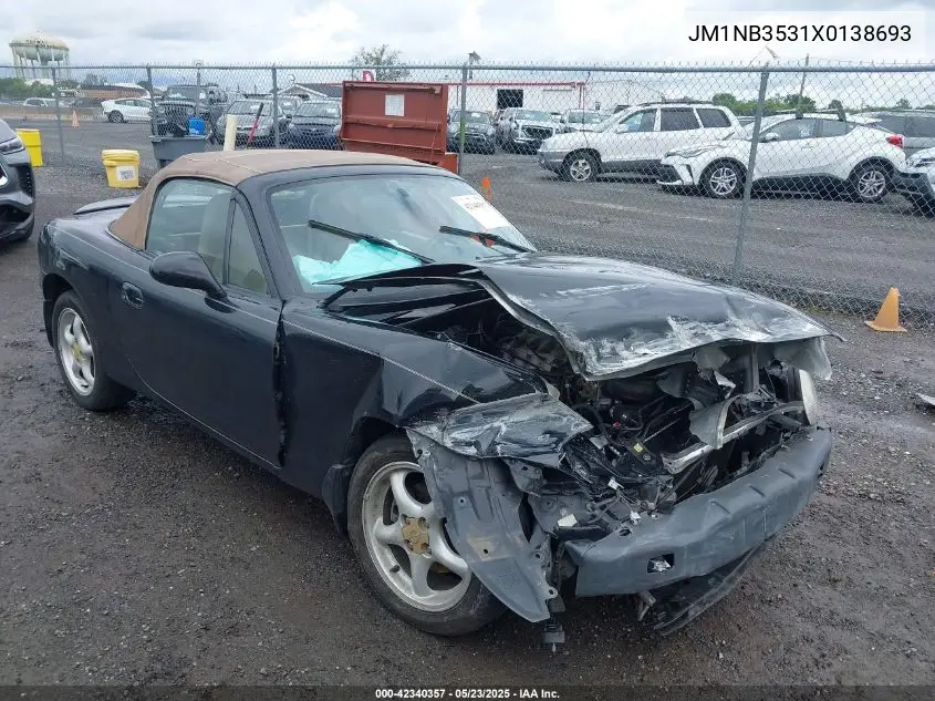 1999 Mazda Mx-5 Miata VIN: JM1NB3531X0138693 Lot: 42340357