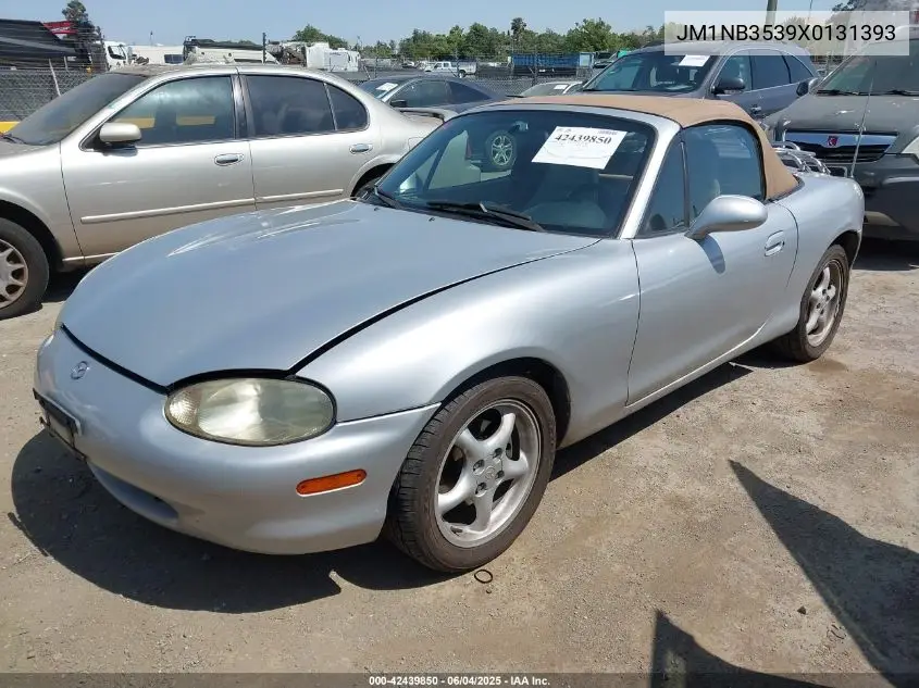 1999 Mazda Mx-5 Miata Leather Pkg/Popular Equipment Pkg/Sports Pkg/Touring Pkg VIN: JM1NB3539X0131393 Lot: 42439850