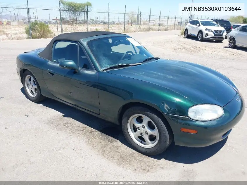 1999 Mazda Mx-5 Miata Leather Pkg/Popular Equipment Pkg/Sports Pkg/Touring Pkg VIN: JM1NB3530X0103644 Lot: 42524948