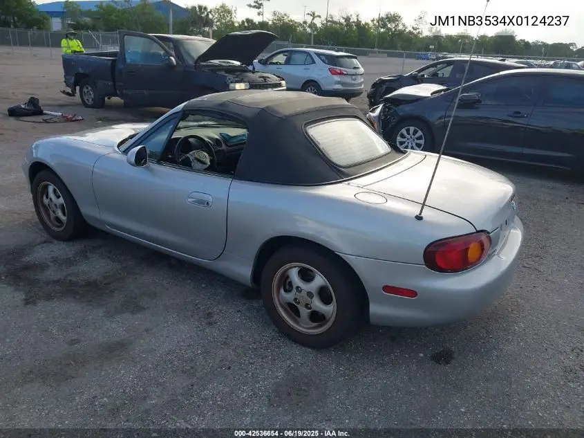 1999 Mazda Mx-5 Miata Leather Pkg/Popular Equipment Pkg/Sports Pkg/Touring Pkg VIN: JM1NB3534X0124237 Lot: 42536654