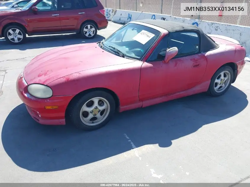 1999 Mazda Mx-5 Miata Leather Pkg/Popular Equipment Pkg/Sports Pkg/Touring Pkg VIN: JM1NB353XX0134156 Lot: 42577964