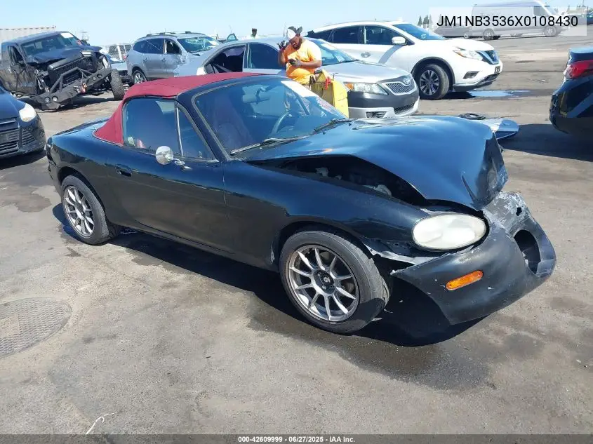 1999 Mazda Mx-5 Miata Leather Pkg/Popular Equipment Pkg/Sports Pkg/Touring Pkg VIN: JM1NB3536X0108430 Lot: 42609999