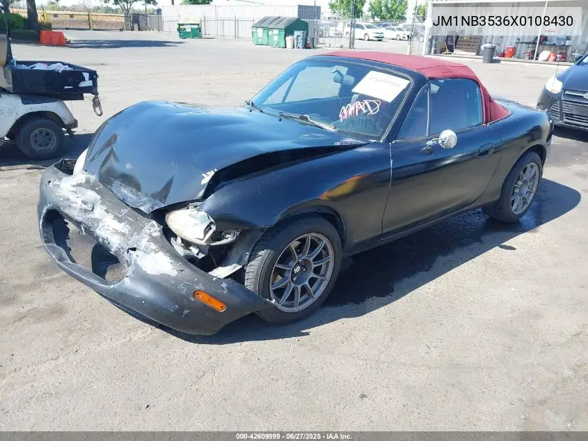 1999 Mazda Mx-5 Miata Leather Pkg/Popular Equipment Pkg/Sports Pkg/Touring Pkg VIN: JM1NB3536X0108430 Lot: 42609999
